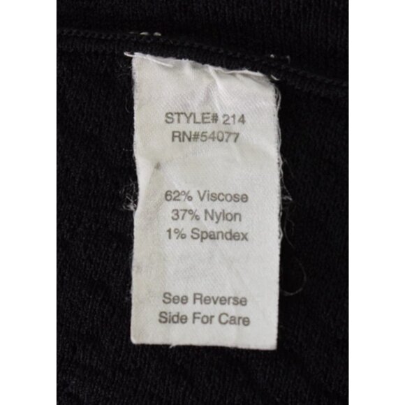 CABI AMELIE #214 KNIT STRETCH A-LINE BLACK SKIRT - Picture 9 of 10